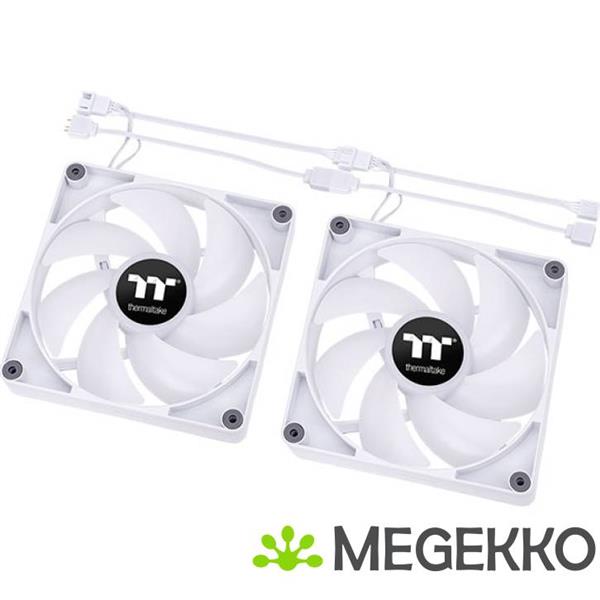 Grote foto thermaltake tt ct120 argb sync pc computer behuizing ventilator wit 2 stuk s computers en software overige computers en software