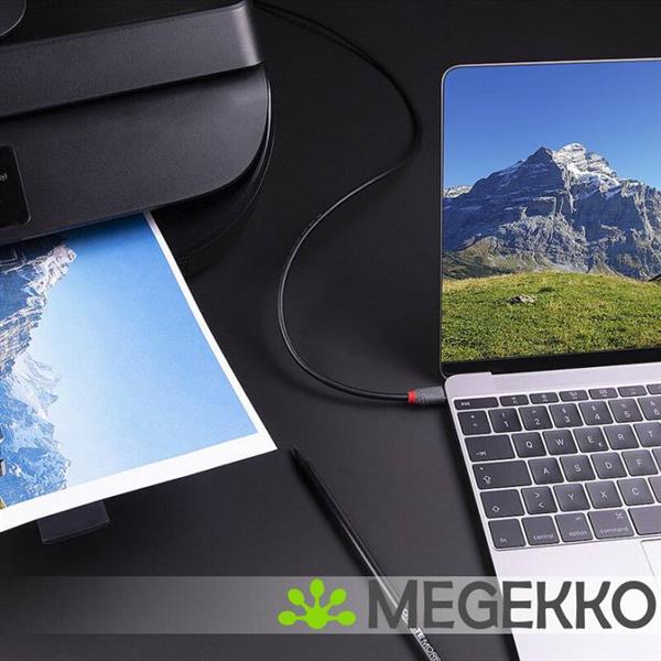 Grote foto lindy 36668 usb kabel 3 m usb 3.2 gen 1 3.1 gen 1 usb c usb b zwart computers en software overige computers en software