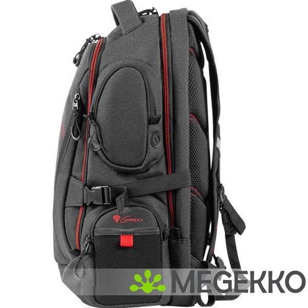 Grote foto genesis nbg 1691 pallad 550 17.3 rugzak in zwart rood computers en software overige computers en software