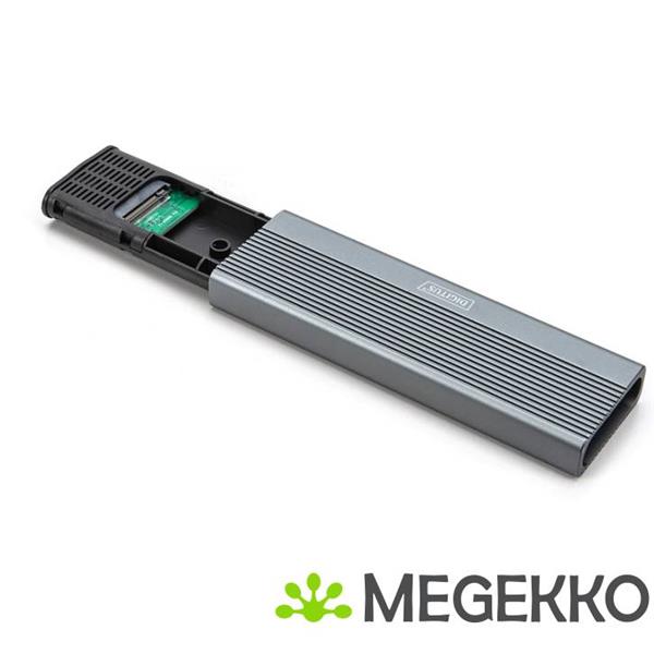 Grote foto digitus da 71154 behuizing voor opslagstations sdd behuizing zwart m.2 computers en software behuizingen en kasten