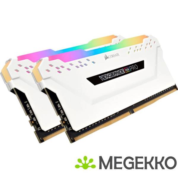 Grote foto corsair ddr4 vengeance rgb pro 2x16gb 3200 white computers en software overige computers en software