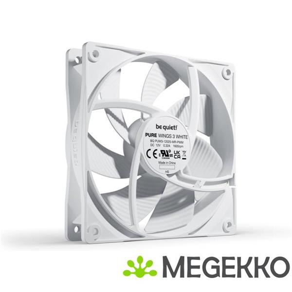 Grote foto be quiet pure wings 3 120mm pwm white computers en software overige computers en software