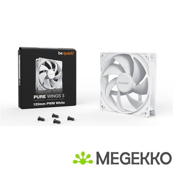 Grote foto be quiet pure wings 3 120mm pwm white computers en software overige computers en software