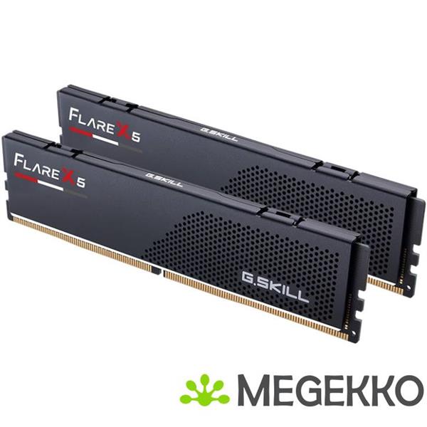 Grote foto g.skill ddr5 flare x5 2x32gb 6000mhz cl30 f5 6000j3040g32gx2 fx5 computers en software harde schijven