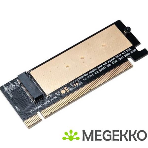 Grote foto akasa ak pccm2p 05 interfacekaart adapter m.2 intern computers en software netwerkkaarten routers en switches