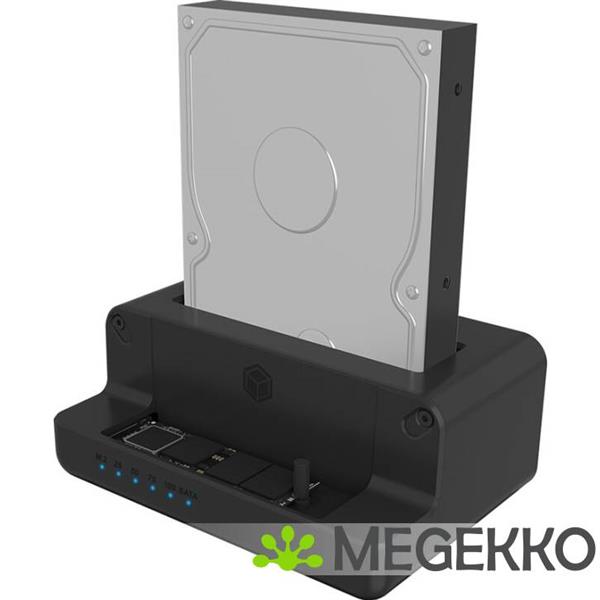 Grote foto icy box ib 2914mscl c31 usb 3.2 gen 2 3.1 gen 2 type c zwart computers en software harde schijven