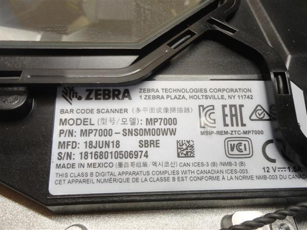 Grote foto zebra mp7000 checkout barcode scanner 1d 2d model sns0m00ww computers en software printers