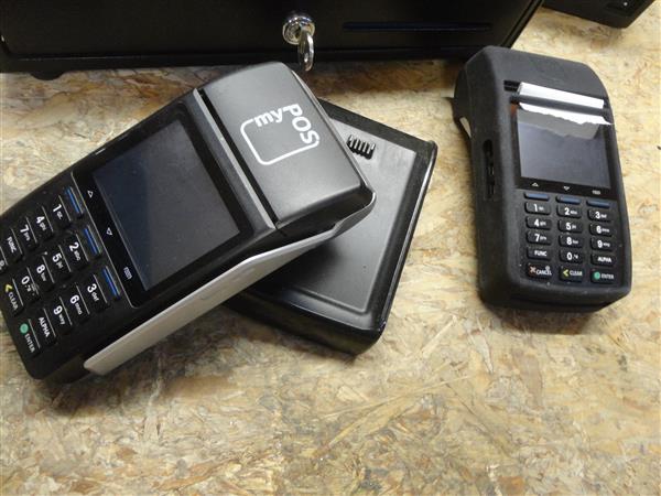 Grote foto compleet kassasysteem 15 touch scherm kassalade printer pin terminals computers en software printers