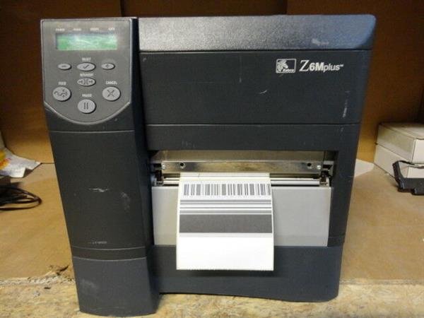 Grote foto zebra z6m plus thermal transfer barcode label printer rj45 computers en software printers