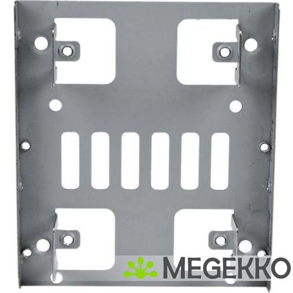 Grote foto startech.com dubbele 2 5 inch naar 3 5 inch hdd steun voor sata harde schijven 2 5 inch naar 3 5 inc computers en software overige computers en software