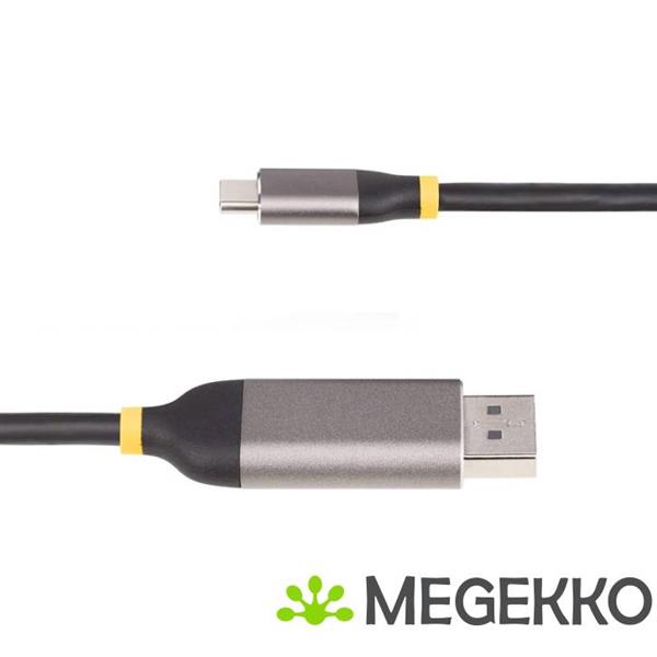 Grote foto startech.com 3m usb c naar displayport adapter kabel 8k 60hz 4k 144hz hdr10 usb type c naar dp 1 computers en software overige computers en software