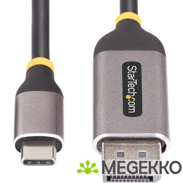 Grote foto startech.com 3m usb c naar displayport adapter kabel 8k 60hz 4k 144hz hdr10 usb type c naar dp 1 computers en software overige computers en software