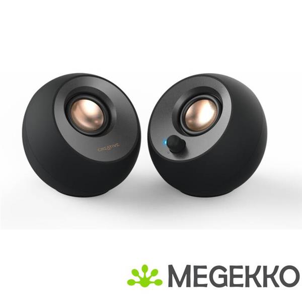 Grote foto creative labs pebble v2 2 weg zwart bedraad 8 w computers en software overige computers en software