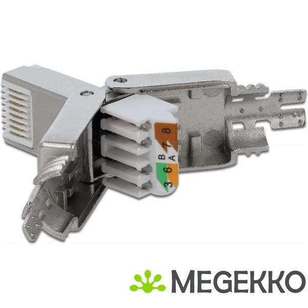 Grote foto delock 86477 rj45 stekker cat.6a stp zonder gereedschap computers en software overige computers en software