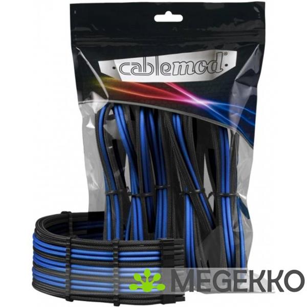 Grote foto cablemod pro modmesh cable extension kit zwart blauw computers en software overige