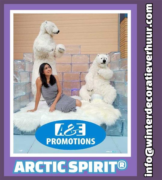 Grote foto verhuur wit hert winterbos props aalst huren diversen kerst