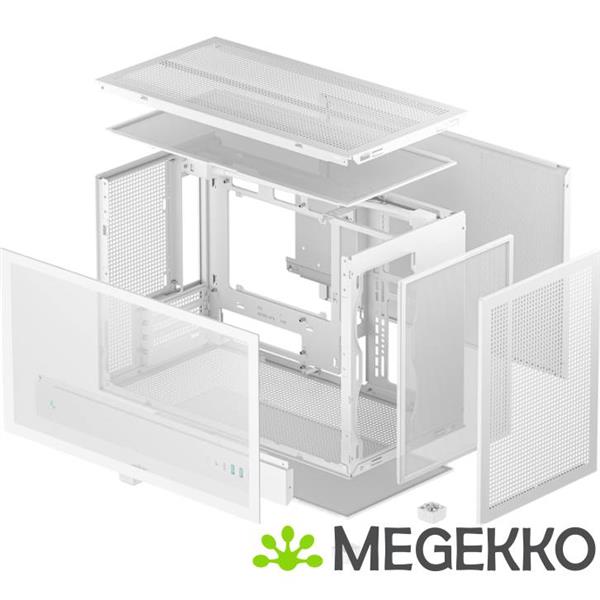 Grote foto deepcool ch260 micro tower wit computers en software behuizingen en kasten