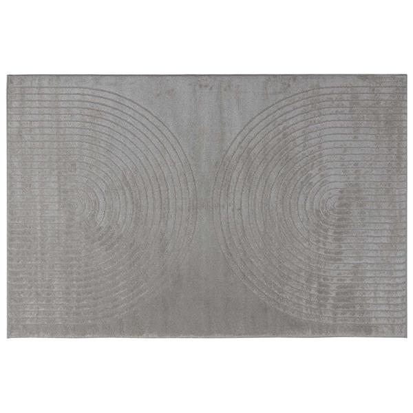 Grote foto vidaxl vloerkleden rechthoekig galati grijs 200 x 140 cm polyester huis en inrichting vloerbedekking en kleden