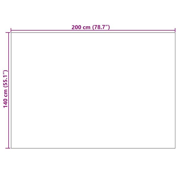 Grote foto vidaxl vloerkleden rechthoekig sirolo grijs 200 x 140 cm polyester huis en inrichting vloerbedekking en kleden