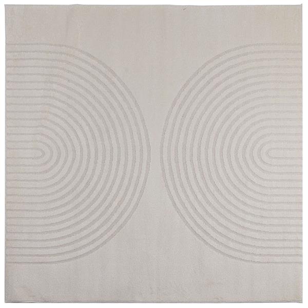 Grote foto vidaxl vloerkleden vierkant galati cr me 200 x 200 cm polyester huis en inrichting vloerbedekking en kleden