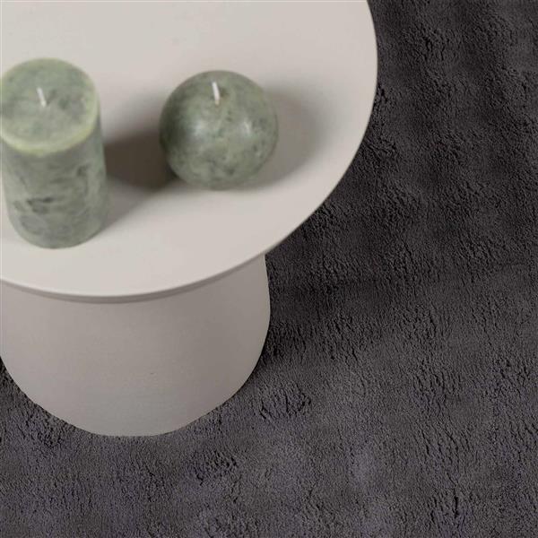 Grote foto vidaxl vloerkleden rond sirolo antraciet 160 cm polyester huis en inrichting vloerbedekking en kleden