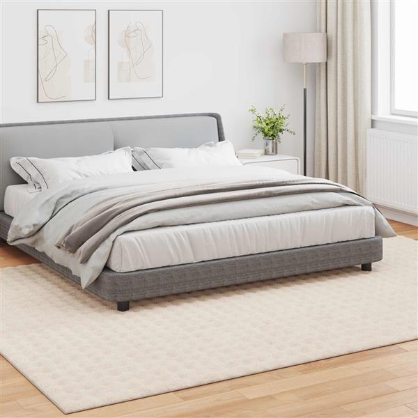 Grote foto vidaxl vloerkleden rechthoekig sirolo beige 280 x 200 cm polyester huis en inrichting vloerbedekking en kleden