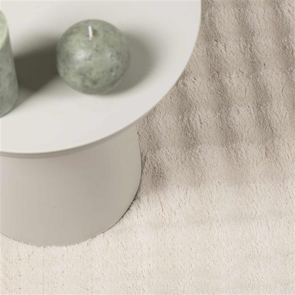 Grote foto vidaxl vloerkleden rechthoekig sirolo beige 280 x 200 cm polyester huis en inrichting vloerbedekking en kleden