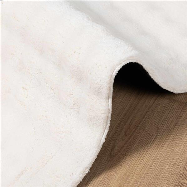 Grote foto vidaxl vloerkleden vierkant sirolo cr me 240 x 240 cm polyester huis en inrichting vloerbedekking en kleden