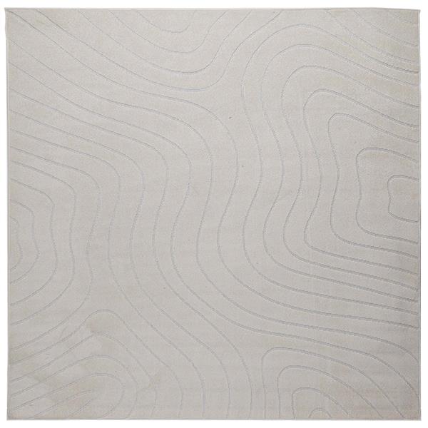 Grote foto vidaxl vloerkleden vierkant palmeras cr me 120 x 120 cm polyester huis en inrichting vloerbedekking en kleden