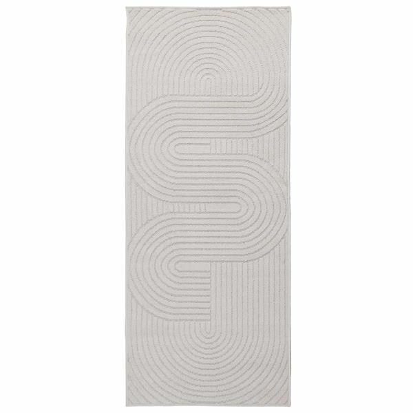 Grote foto vidaxl vloerkleden rechthoekig palmeras cr me 200 x 80 cm polyester huis en inrichting vloerbedekking en kleden