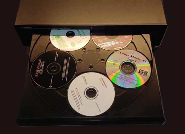 Grote foto yamaha cd c600 5 cd changer afstandsbediening audio tv en foto cd spelers