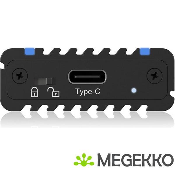 Grote foto icy box ib 1824ml c31 m.2 sdd behuizing zwart computers en software behuizingen en kasten