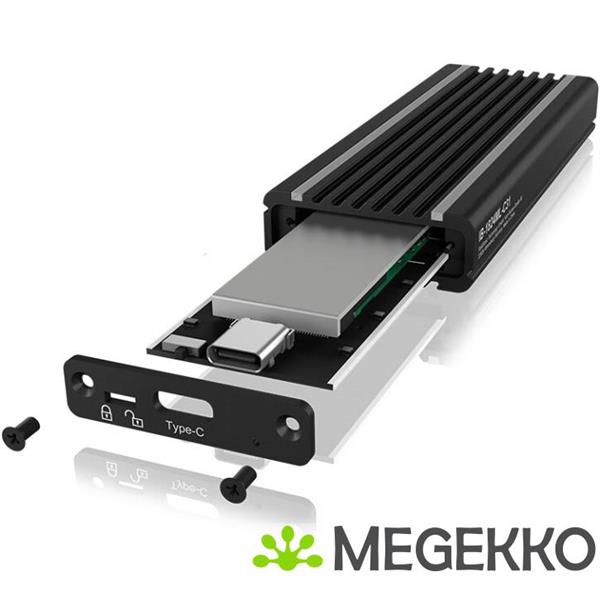 Grote foto icy box ib 1824ml c31 m.2 sdd behuizing zwart computers en software behuizingen en kasten