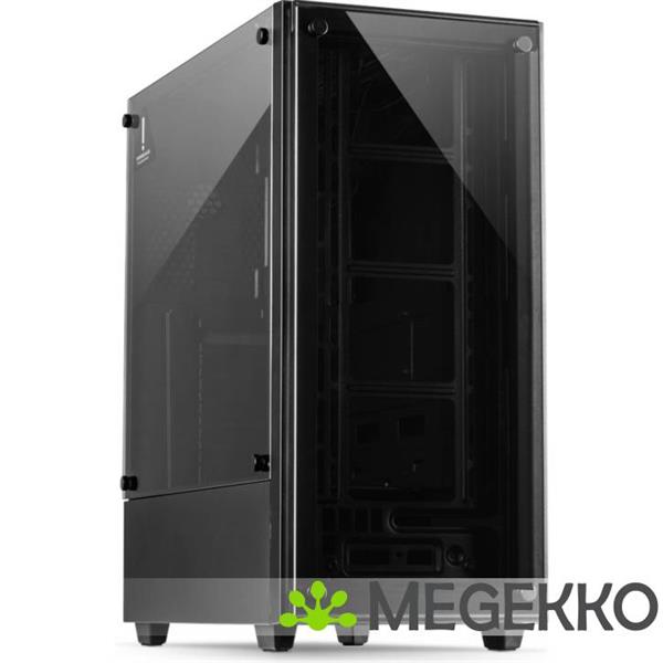 Grote foto inter tech c 303 mirror zwart computers en software behuizingen en kasten