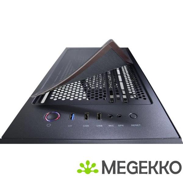 Grote foto inter tech c 303 mirror zwart computers en software behuizingen en kasten