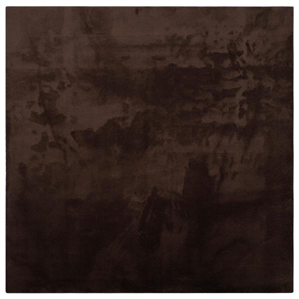 Grote foto vidaxl medium pile zachte en wasbare tapijt huarte bruin 200 x 200 cm huis en inrichting vloerbedekking en kleden