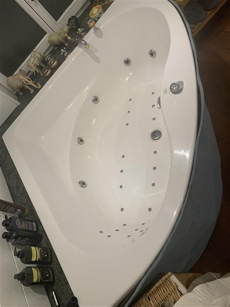 Grote foto hoekbad aquamass whirlpool huis en inrichting baden en whirlpools