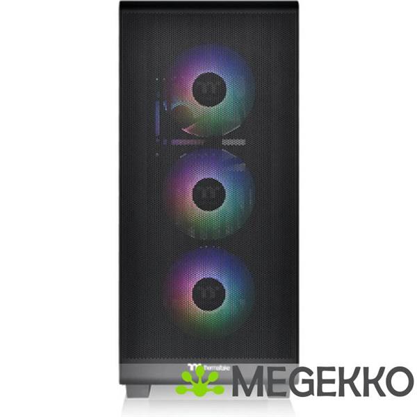 Grote foto thermaltake s250 tg midi tower zwart computers en software behuizingen en kasten
