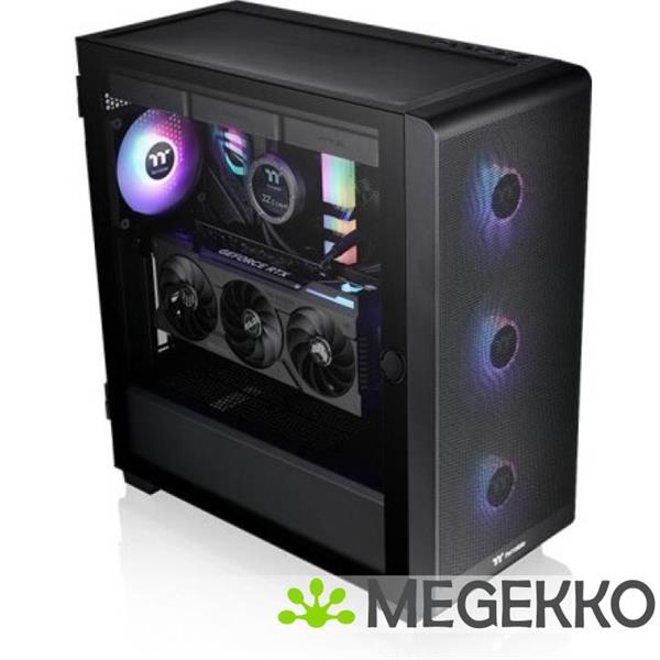Grote foto thermaltake s250 tg midi tower zwart computers en software behuizingen en kasten