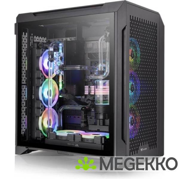 Grote foto thermaltake cte c700 air midi tower zwart computers en software behuizingen en kasten