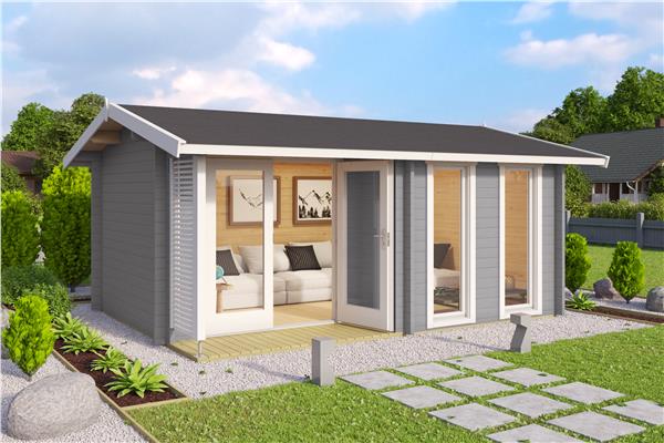 Grote foto nieuw blokhut hampshire tuin en terras tuinhuisjes en blokhutten