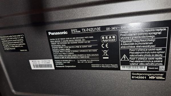 Grote foto panasonic plasma tv audio tv en foto plasma tv