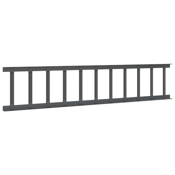 Grote foto vidaxl dak sneeuwbeugel antraciet 300 x 2 5 x 20 cm staal tuin en terras hekken en schuttingen