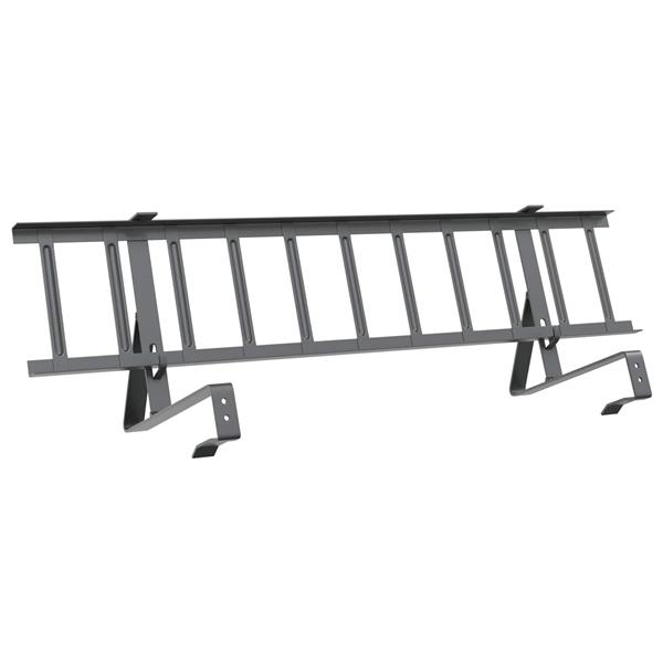 Grote foto vidaxl dak sneeuwbeugel antraciet 300 x 29 5 x 34 5 cm staal tuin en terras hekken en schuttingen