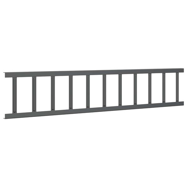 Grote foto vidaxl dak sneeuwbeugel antraciet 100 x 2 5 x 20 cm staal tuin en terras hekken en schuttingen