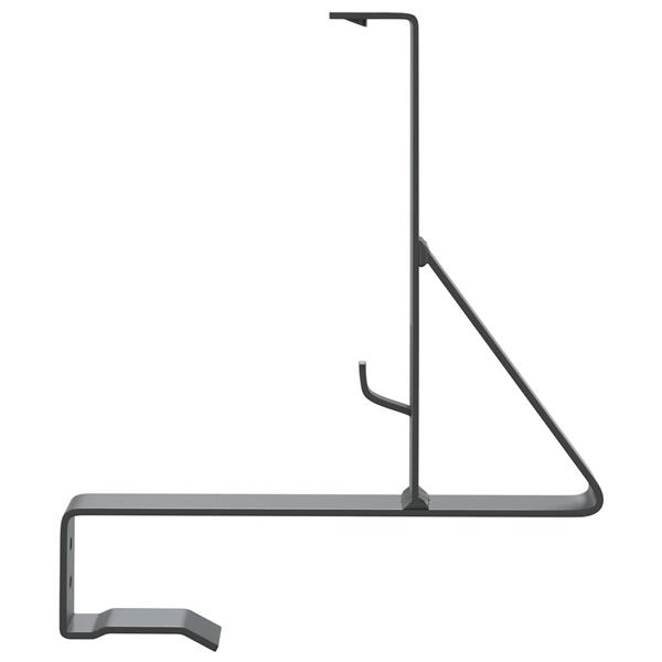 Grote foto vidaxl sneeuwbeveiligingsteun 12 pcs antraciet 29 5 x 3 x 34 5 cm tuin en terras hekken en schuttingen