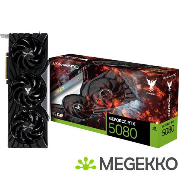 Grote foto gainward geforce rtx 5080 phoenix 16gb gddr7 computers en software videokaarten