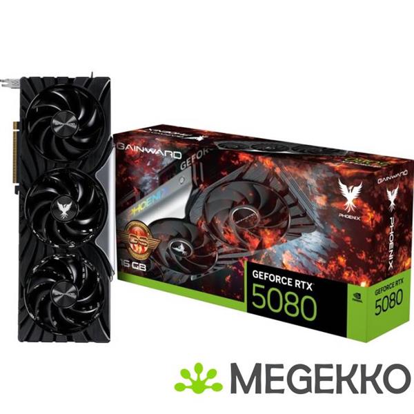 Grote foto gainward geforce rtx 5080 phoenix gs 16gb gddr7 computers en software videokaarten