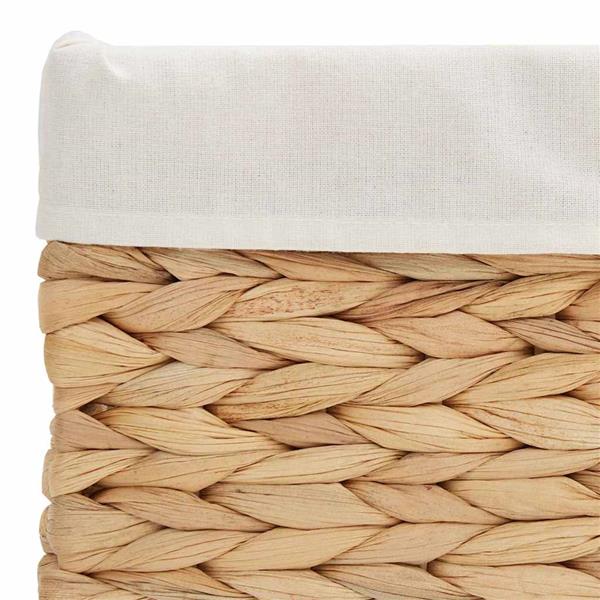 Grote foto vidaxl opslagmanden 3 pcs naturel waterhyacint doe het zelf en verbouw materialen en producten