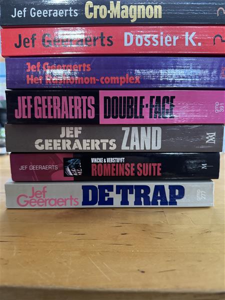 Grote foto jef geeraerts boeken thrillers